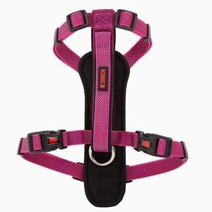 KONG Comfort Padded Chest Plate Dog Harness (Small, Pink)